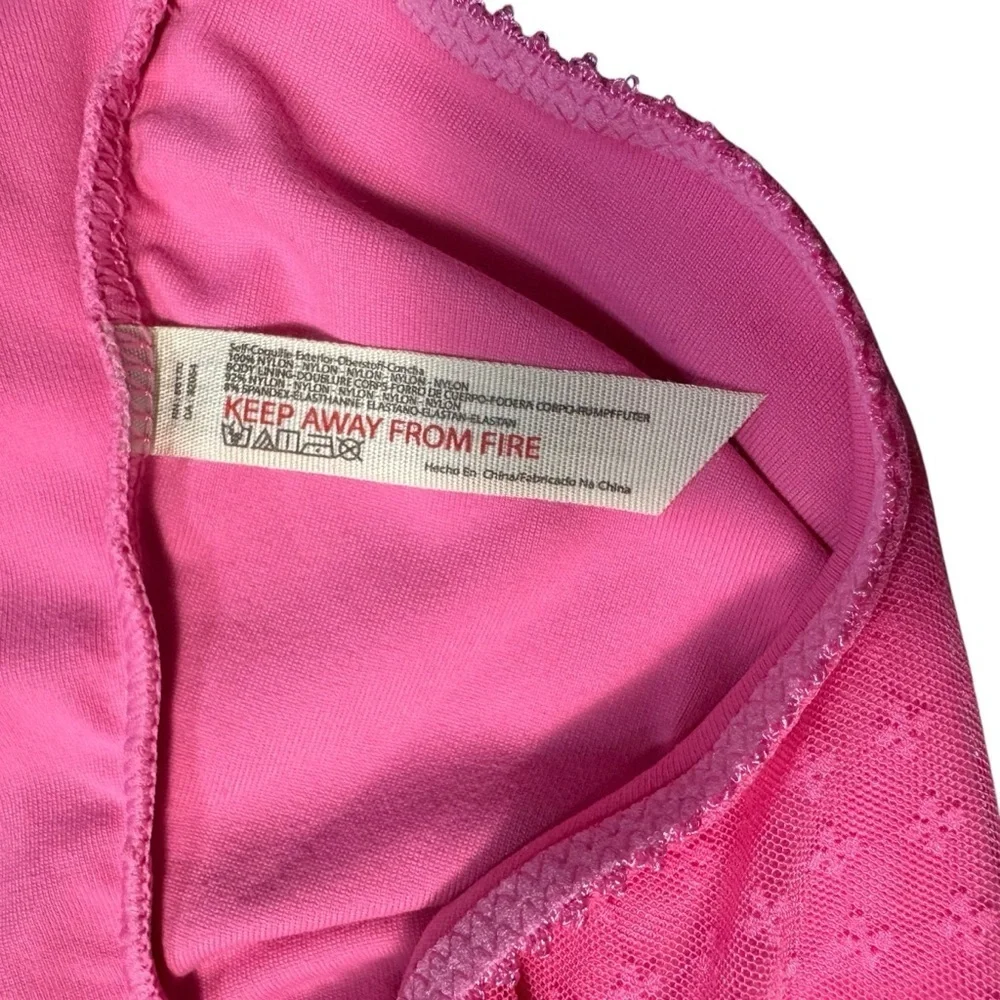 NWT New Free People Forever Young Pink Bodysuit Size S